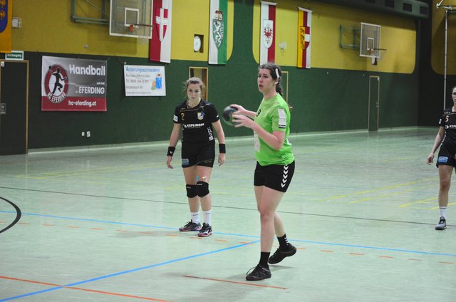 Anna Dörner beim 7m | Foto: Handballclub Eferding