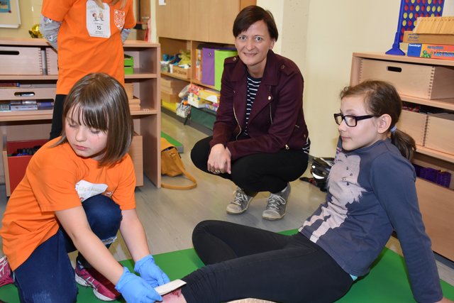 Bezirkstag Österreichisches Jugendrotkreuz Bezirk Perg in St. Georgen am Walde. Besuch von NR. Sabine Schatz.  | Foto: Robert Zinterhof