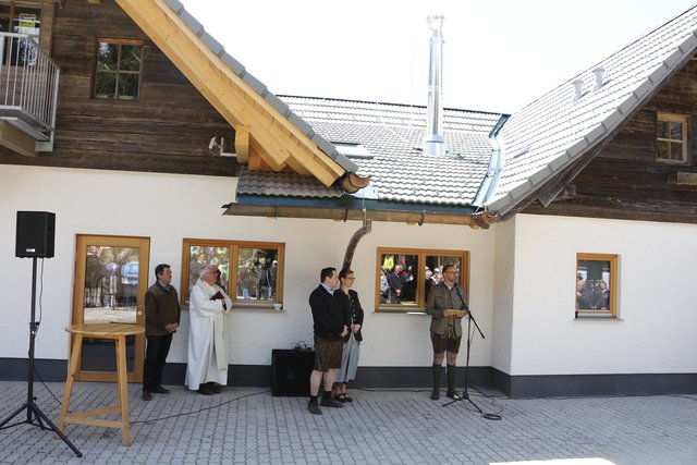 Die Wildwiesenhütte wurde jetzt eingeweiht.