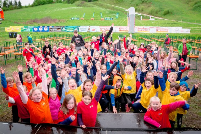 Am Vormittag bzw. zumittag standen die sportlichen Kinder im Vordergrund