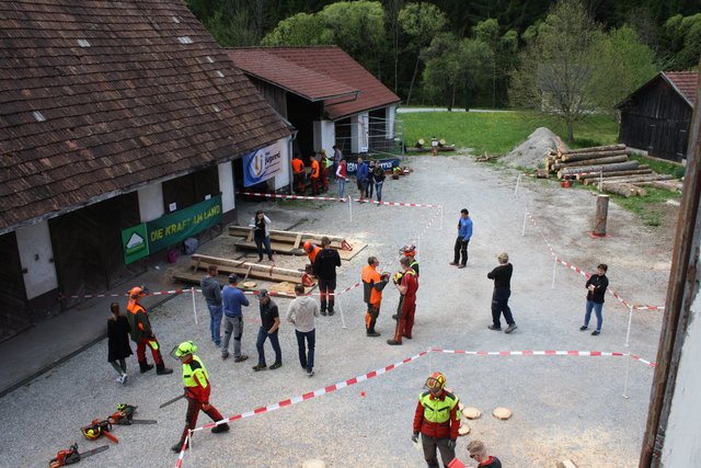 So sah das Areal beim Buchhaus von oben aus. | Foto: LJ/Wallner