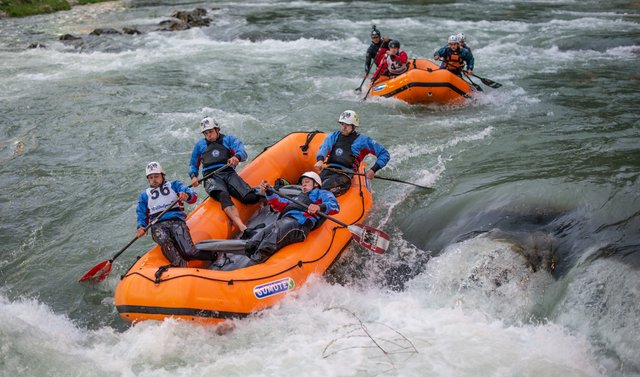 Insgesamt nahmen rund 50 Teams aus 13 Nationen an den Rafting-Europacup-Rennen und Österreichischen Meisterschaften 2019 auf der Salza in Wildalpen teil.