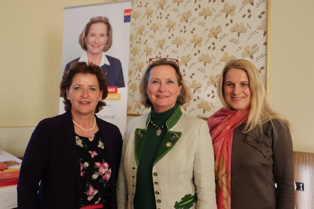 SPÖ-Frauen-Power: Ursula Lackner, Bettina Vollath, Elisabeth Grossmann | Foto: Edith Ertl
