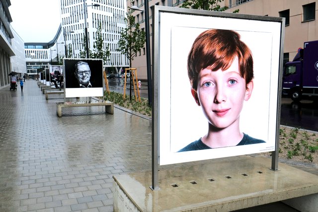 Die kostenlose Ausstellung "Menschenbilder 2019" ist bis Ende Mai rund um das Haus der Wiener Wirtschaft zu sehen. | Foto: Wirtschaftskammer Wien