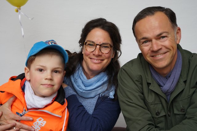 Emil, Andrea und Thomas Schmidt
