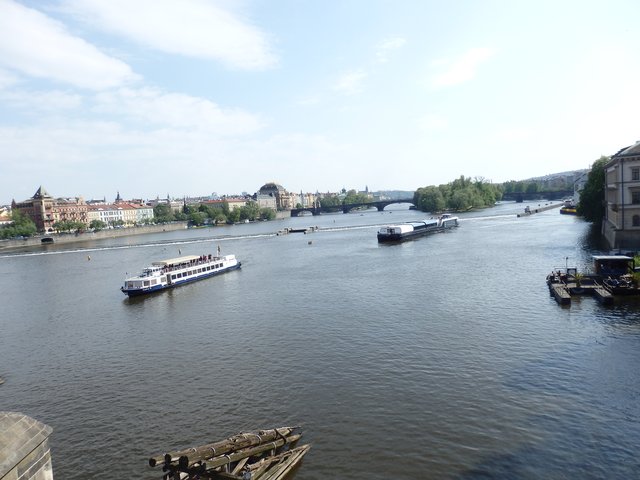 Blick über die Moldau