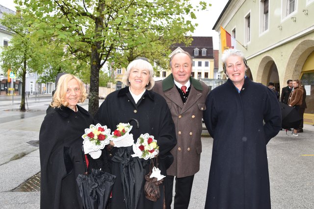 Renate Bruns, Maria Tarkusch, Ewald Opetnik und Melitta Tischler