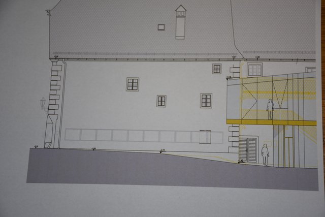Plan Stadttheater Grein - Zubau