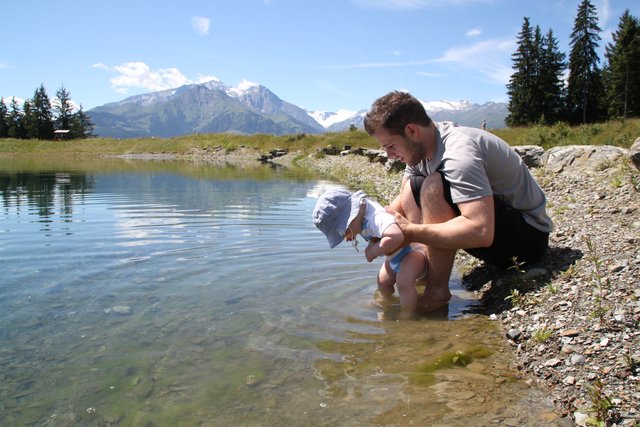 Ein ideales Ausflugsziel für Familien: Der Speichersee "Plettsaukopf" auf der Schmittenhöhe. | Foto: Michaela Voithofer-Galgoczy