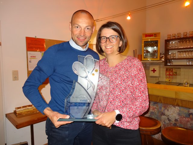 Die Marktgemeindemeister 2019 im Mixed Doppel: Theresa Mair und Christian Gspan | Foto: Christian Unterberger