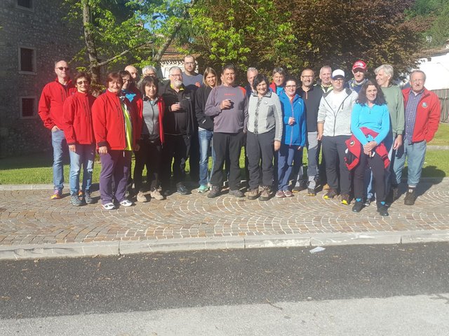 Die Sachsenburger Stafettengeher in der Partnerstadt Spilimbergo | Foto: Kuss