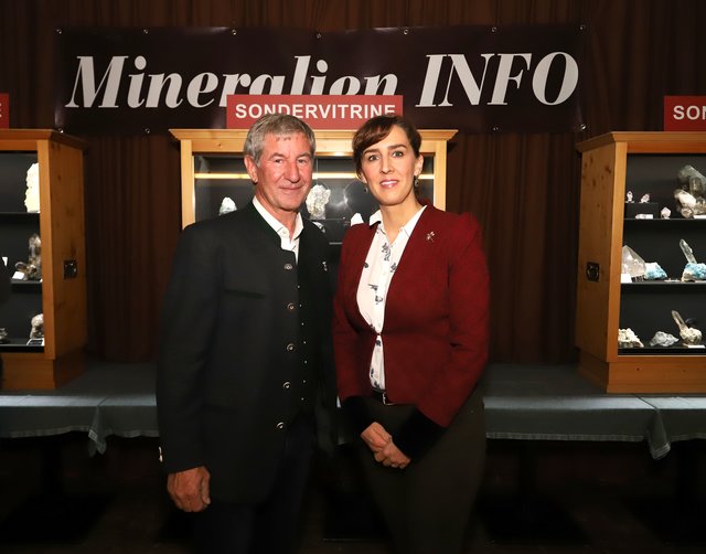 Erwin Burgsteiner und Landesrätin Maria Hutter. | Foto: Franz Neumayr