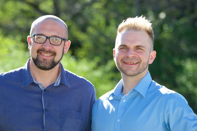 Simon Sandhofer und Mario Rakoczi (r.)