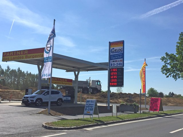 Die Tankstelle wurde so gut wie komplett neu errichtet. | Foto: Sonja Radakovits-Gruber