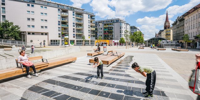 Von der Wasserwelt bis zum Gürtel: Wie sehen Kinder und Studenten den 15. Bezirk? | Foto: MA18/Christian Fürthner