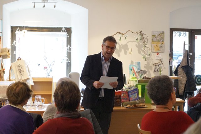 Horst Pühringer hielt eine Lesung.