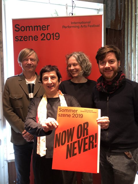 Freuen sich auf die diesjährige Sommerszene: Hubert Lepka, Angela Glechner, Dorit Ehlers und Marco Döttlinger. 