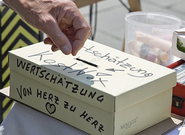 Spendenaufruf für den KostNixLaden