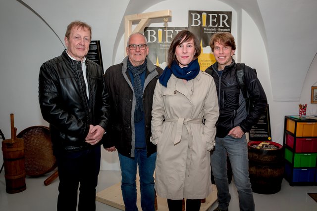 Museumsdirektor Kurt Karpf und sein Team: Wolfgang Daborer, Mona Waldner und Erik Dobat