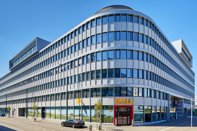 Mit neuen Mietern: Das "Square One" am Leopold-Ungar-Platz 2 wurde 2017 fertiggestellt.