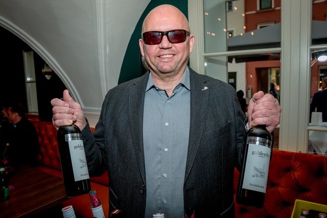 Sorgte für den edlen Tropfen: Winzer Robert Goldenits