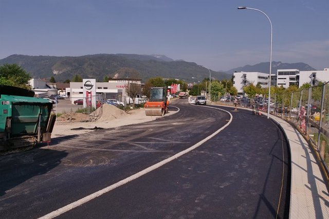 Die neue Tschinowitscherbrücke wurde im Vorjahr für den Verkehr freigegeben