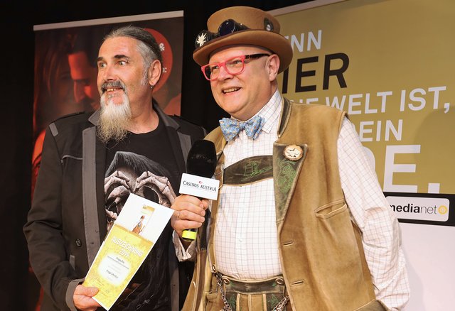 Hans-Peter "Staff" Hochstaffl" und "Bierpapst" Conrad Steidl. | Foto: Veranstalter