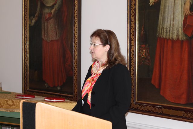 Die Brucker PGR-Obfrau Elisabeth Meusberger bei ihren Dankesworten für die Geehrte. | Foto: Erzdözese Salzburg