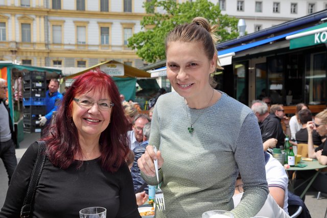 Evelyn Schmid-Tarmann und Sarah Wiener