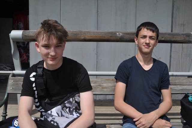 Marvin Friedl und Ardit Neziri. | Foto: Christopher Polesnig