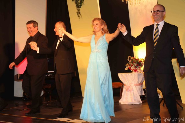 Ein gut eingespieltes Team Thomas Böttcher, Wolfgang Gratschmaier, Reneé Schüttengruber und Robert Kolar.