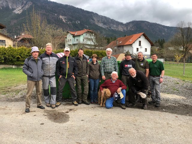 Teilnehmer im Jagdgebiet Schütt
 | Foto: KK