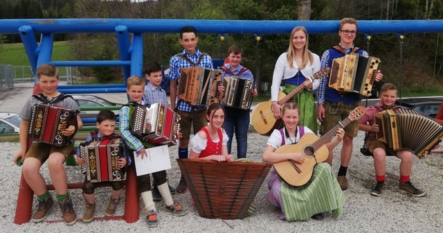 Die Schüler hatten viel Freude beim Harmonikatreffen | Foto: KK