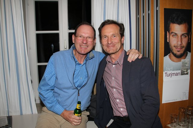 Gast aus Washington: Peter Anderson mit Hans Schwaiger.