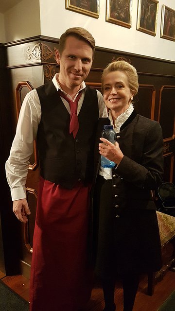Andreas Ortner mit Schauspielerin Gisela Schneeberger | Foto: KK