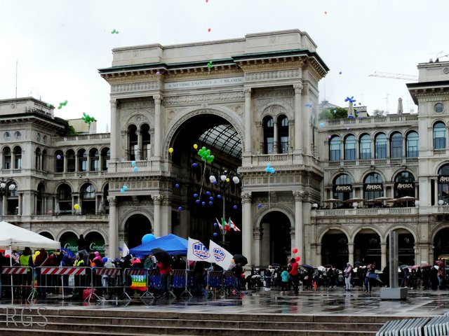 Eingang Galleria Vittorio Emanuele  Milano MI, Italien