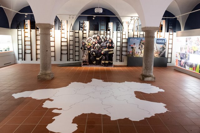 Eröffnung der Sonderausstellung im Landesfeuerwehrmuseum. | Foto: fotokerschi.at/Kerschbaummayr
