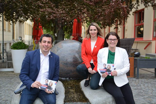Günther Sidl, Patricia Katsulis und Melanie Erasim.