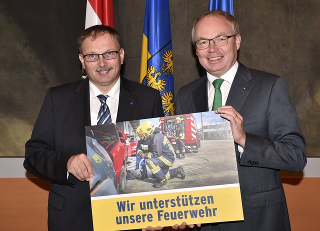 Landtagsabgeordneter Richard Hogl und LH-Stellvertreter Stephan Pernkopf