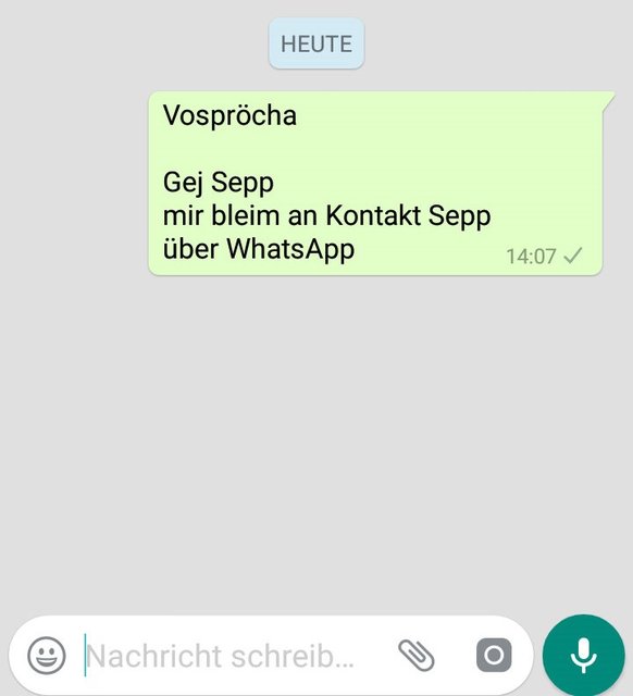 Ein Beispiel für ein Wortspiel von Karl Pumberger aus dem Buch "Sie und I".