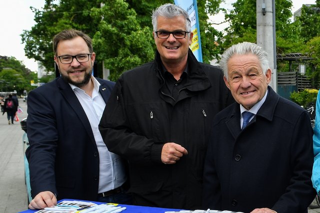 Franz Ebner, Wolfram Pirchner und Josef Pühringer (v. l.).