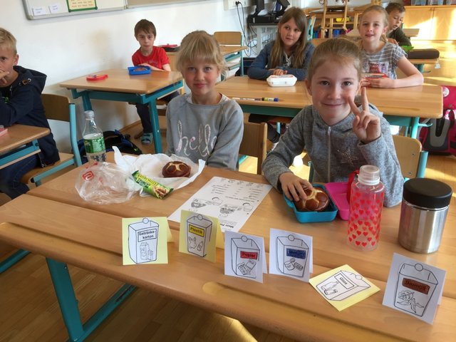 Wie vermeidet man Müll schon bei der Jause? In der VS Ponfeld wird das Bewusstsein für Umweltschutz und Müllvermeidung geschärft | Foto: KK 