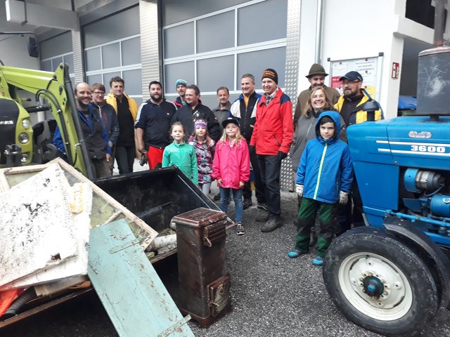 Bei der diesjährigen Sammelaktion in Bichlbach und Lähn kam ganz schön viel Unrat zusammen.