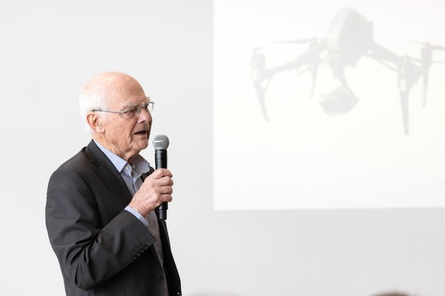 Das Highlight des IT-Days auf der Villa Blanka war Rudolf Bayer, emeritierter Professor für Informatik an der TU München.