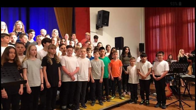 Der Schulchor der NMS Köflach hatte auch große Auftritte.