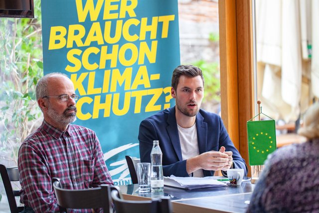 "Geht bitte wählen", plädieren Michael Mingler und Thomas Haidenberger.