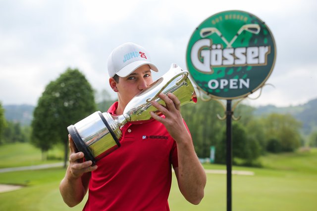 Der Grazer Timon Baltl gewann erstmals die Gösser Open in Maria Lankowitz. | Foto: GEPA-Pictures/Gösser Open