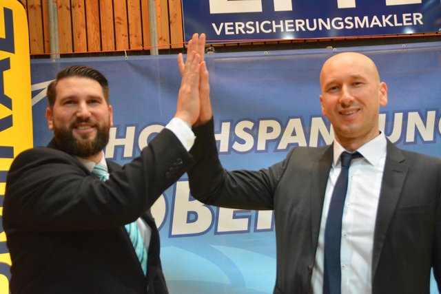 "Coach of the Year" Horst Leitner darf sich mit seinem Assistant-Coach Kristijan Nikolic über diese Auszeichnung freuen.