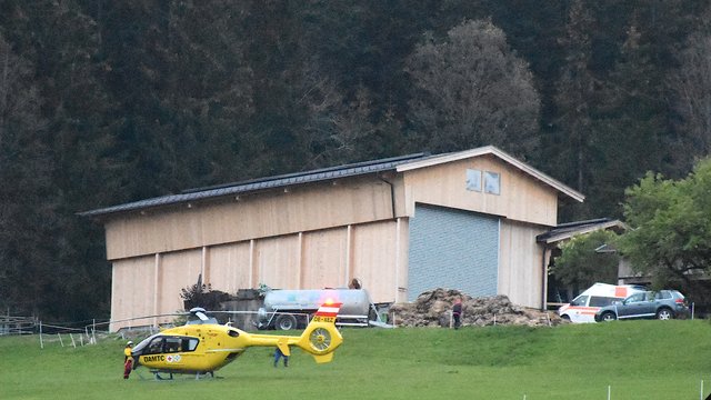 Im Stall ereignete sich die Stier-Attacke.