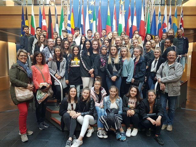 Im Europäischen Parlament in Straßburg